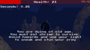 Intro screen for the game showing the exposition and GUI